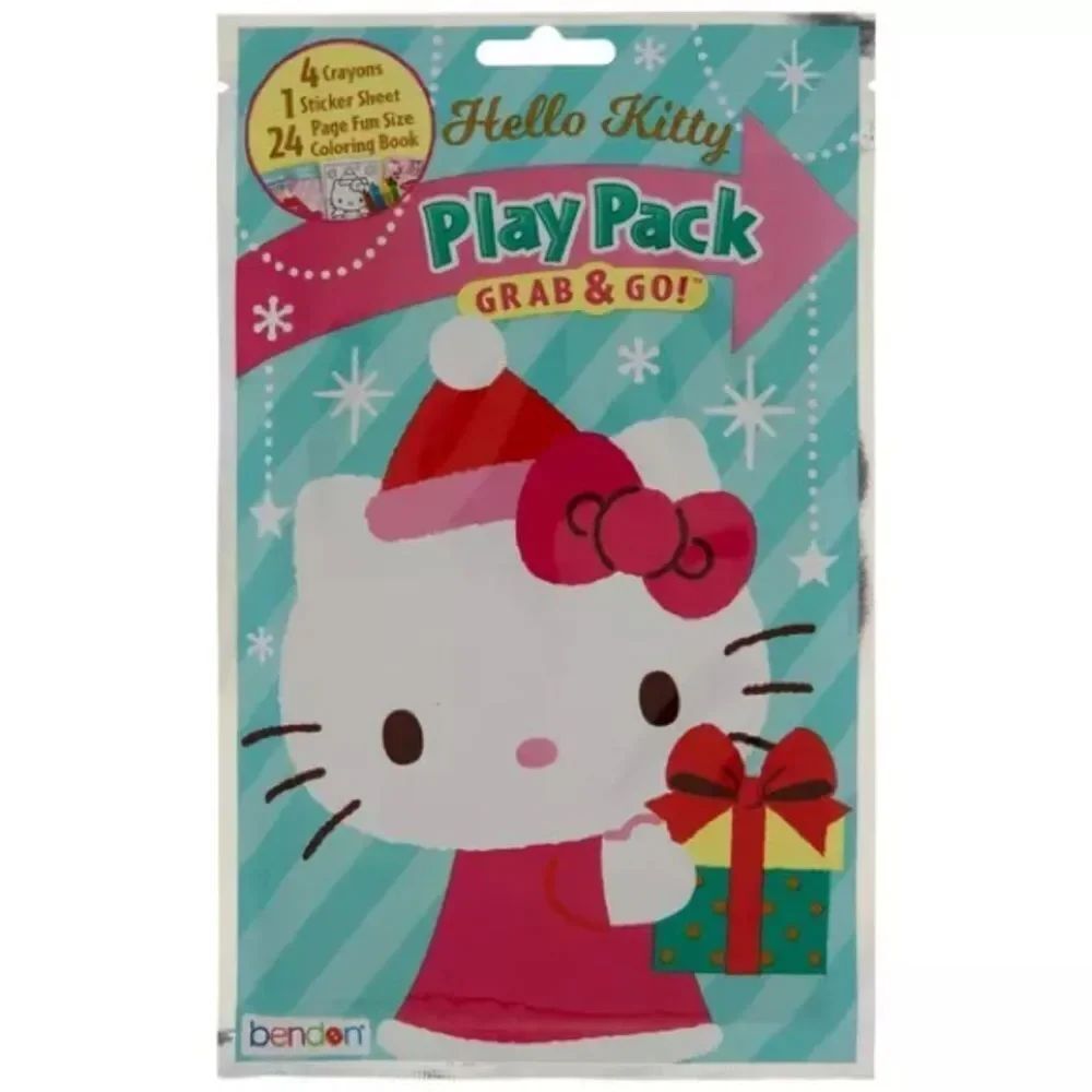 Hello Kitty Pink Play Pack with Crayons